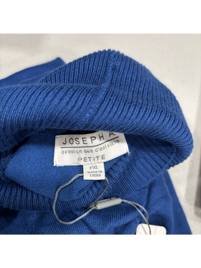 Joseph A. Riyal Blue Ling Sleeve Turtle Neck Sweater Old Money Classic Size Pxl — image 7 of 8